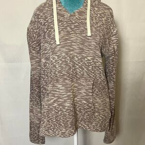 Vintage Vibe Hang Ten Purple Marled Knit‎ Hoodie